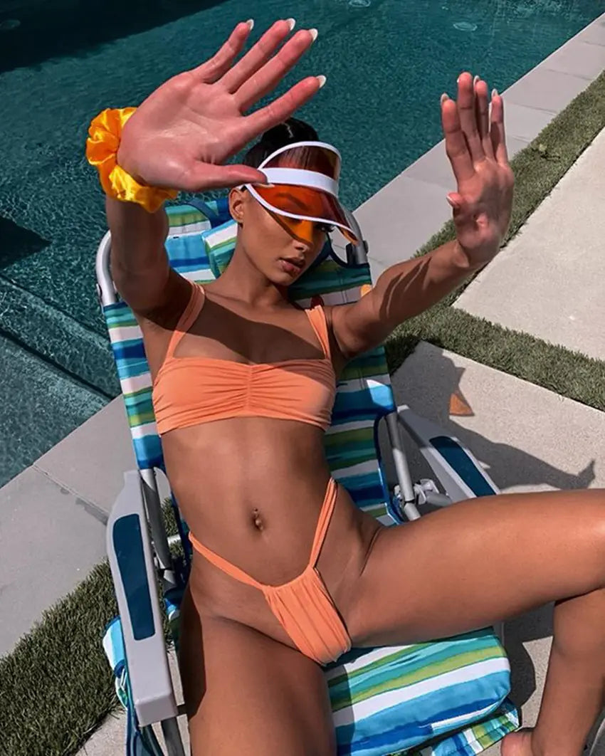 2020 Chic Women's Thong Bikini Set