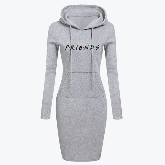 Autumn/Winter Women's Casual Hoodie Dress