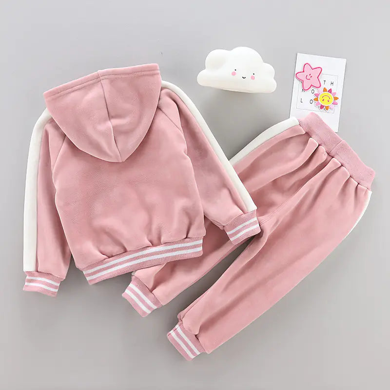 Girls' Velvet Track Set - Winter 2020