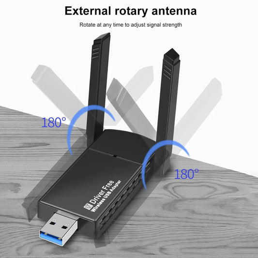 Dual Band Wireless Adapter 1300Mbps USB 3.0