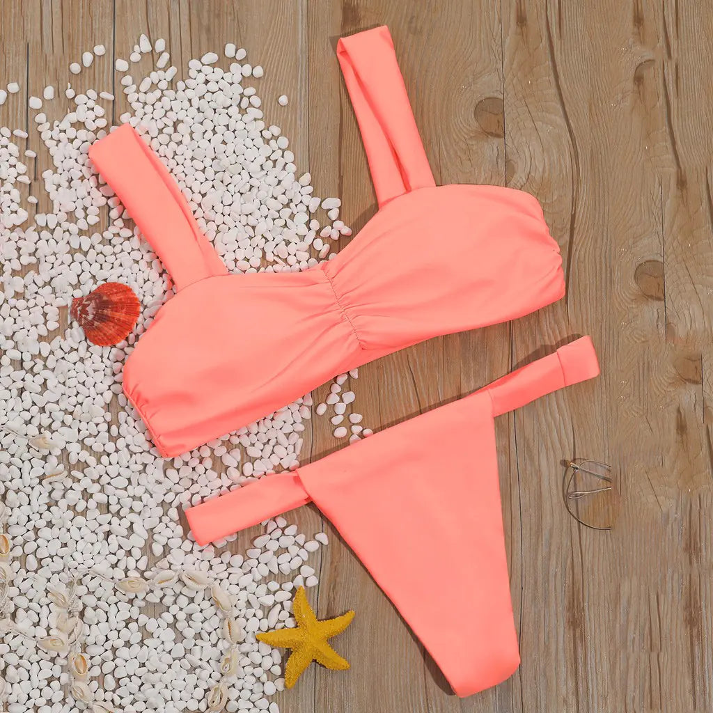 2020 Chic Women's Thong Bikini Set