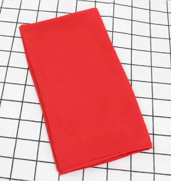 Chic Pearl Chiffon Hijab - Lightweight Solid Shade