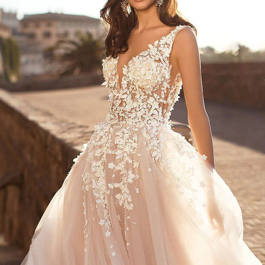 Elegant Lace Bridal Gown
