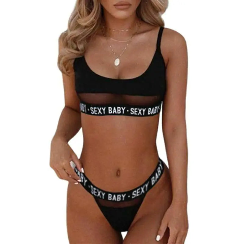 Chic Cutout Alpha Bikini Set