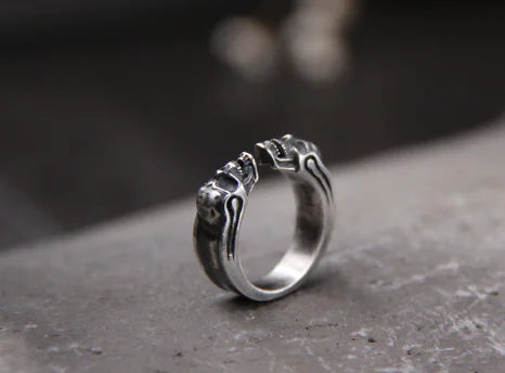 Sterling Thai Silver Skull Ring
