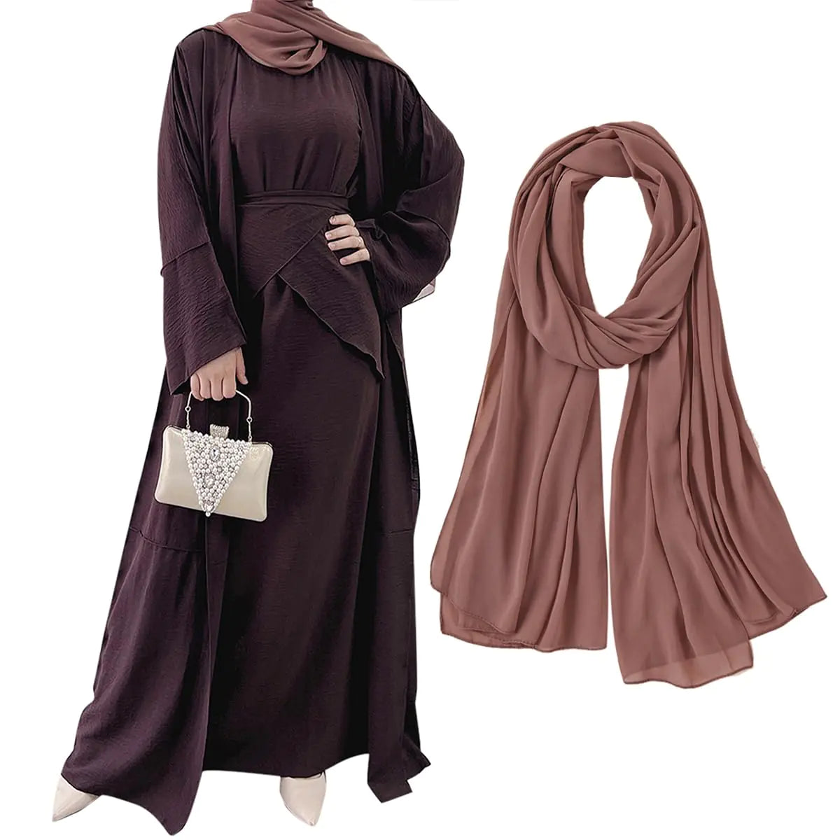 Elegant Islamic Prayer Dress Set for Women