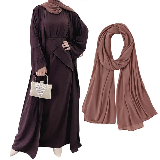 Elegant Islamic Prayer Dress Set for Women
