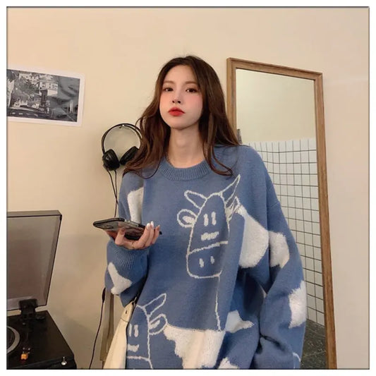 Chic Korean Loose-Fit Sweater
