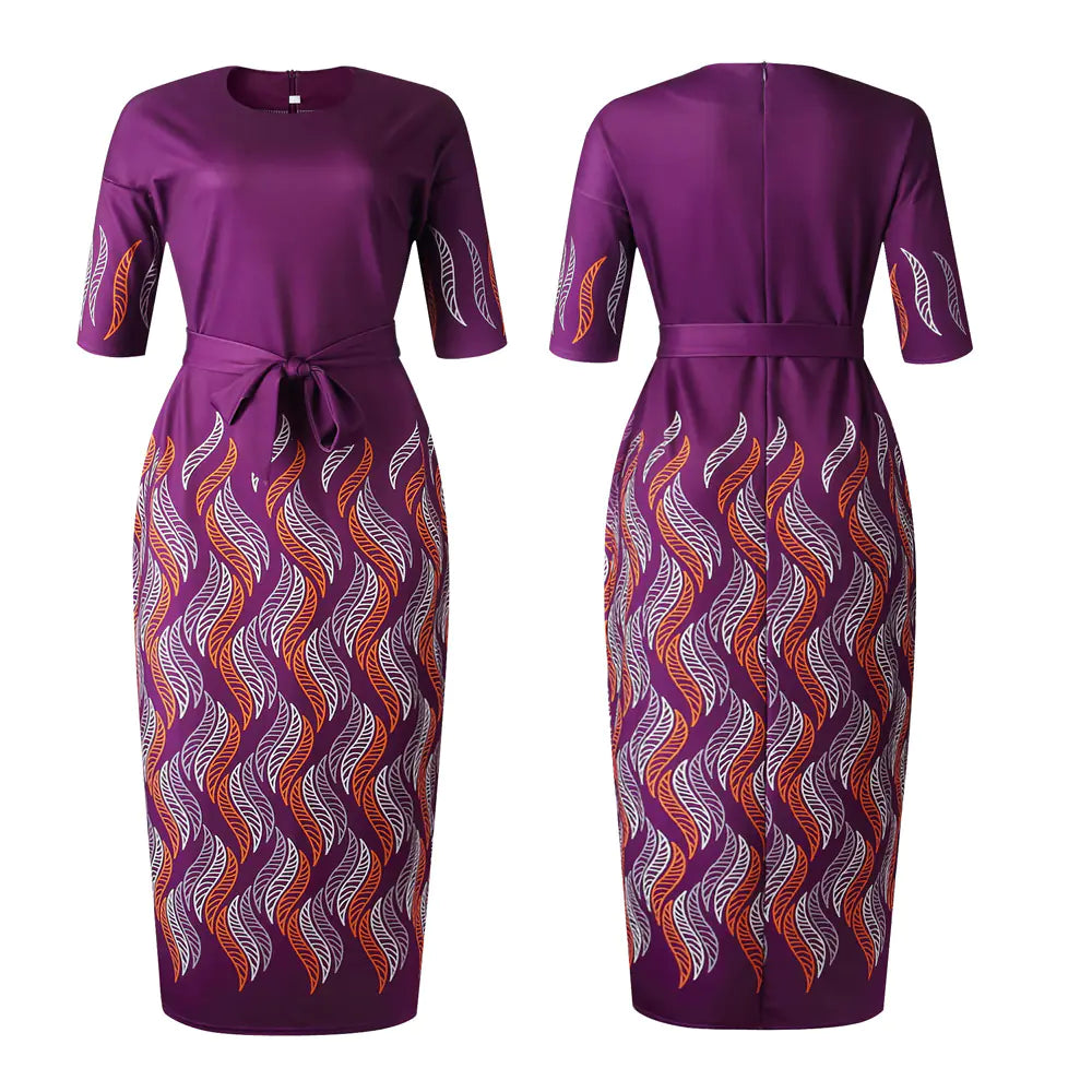 African Essence Plus Size Maxi Dress