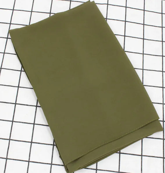 Chic Pearl Chiffon Hijab - Lightweight Solid Shade
