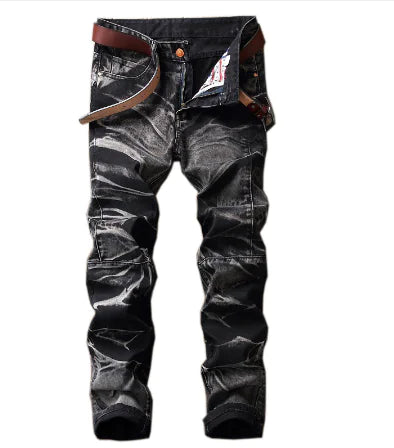 Classic Distressed Denim Jeans