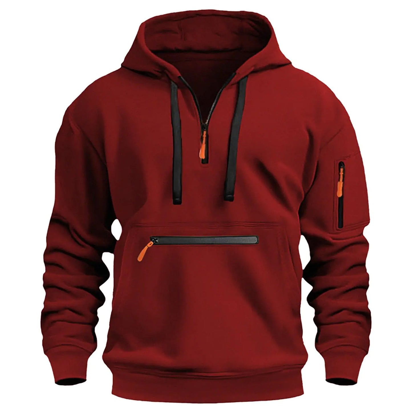 Tactical Quarter-Zip Men's Hoodie