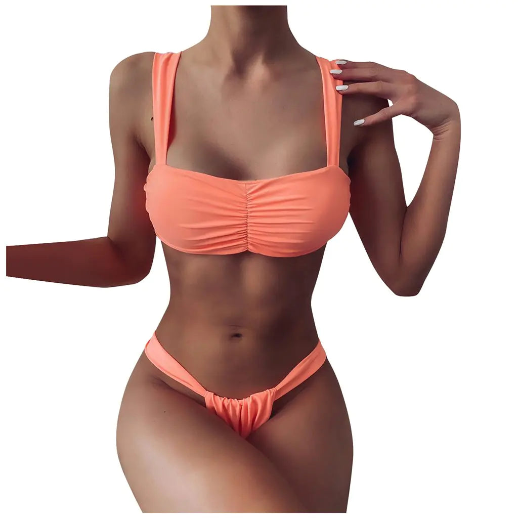 2020 Chic Women's Thong Bikini Set