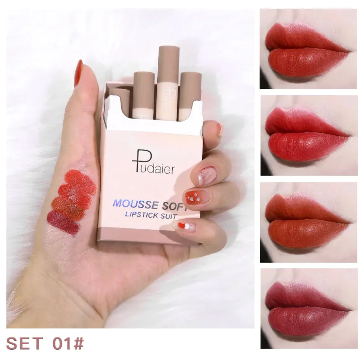 Travel-Ready Velvet Matte Lipstick Kit