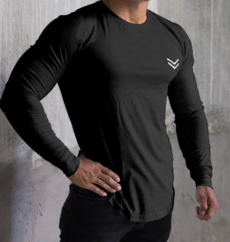 Fast Dry Men's Workout Long Sleeve Tee