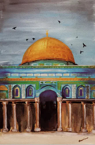 Abstract Mosque Art Mural
