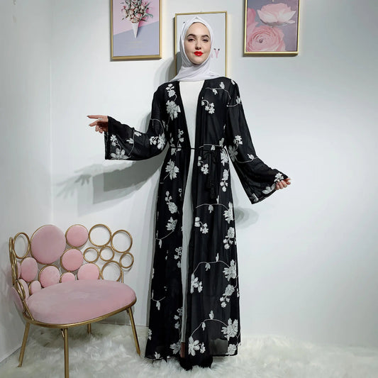 Elegant Muslim Flow Robe