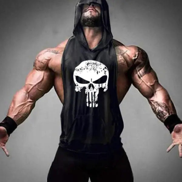 Men's Gorilla Skull Athletic Vest
