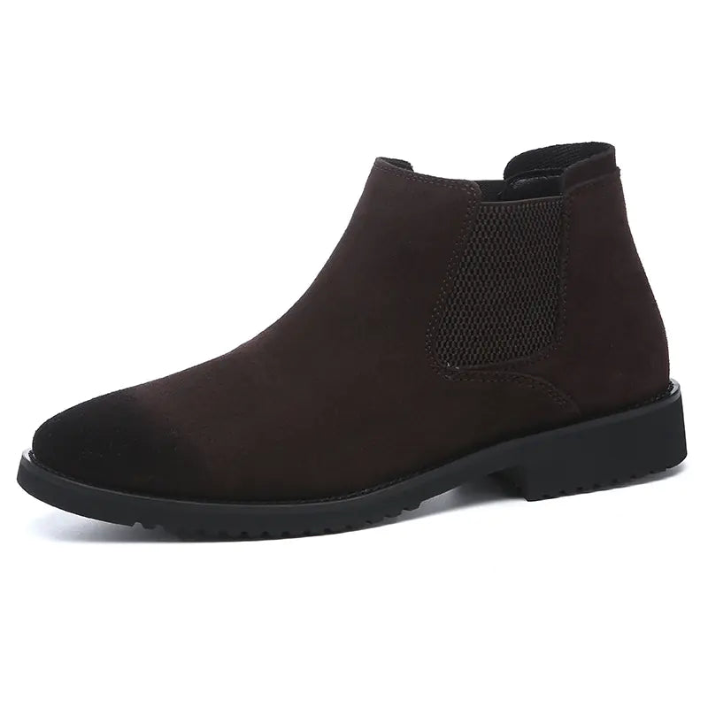 Men's Luxe Leather High-Top Boots