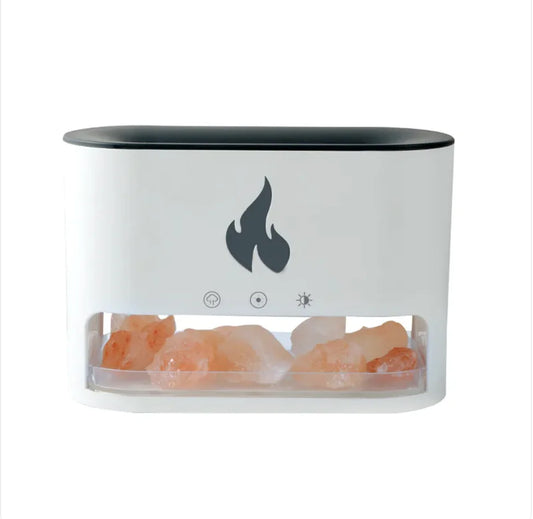 Aroma Flame Humidifier with Crystal Light