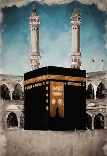 Abstract Mosque Art Mural