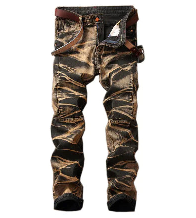 Classic Distressed Denim Jeans