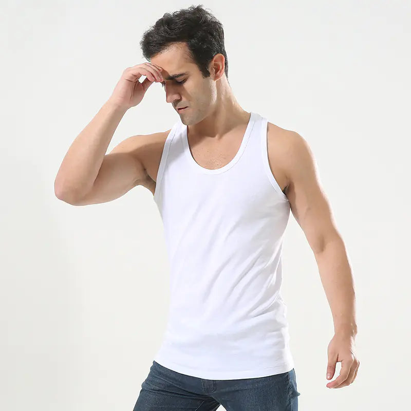 Men's Active Polyester Workout Vest