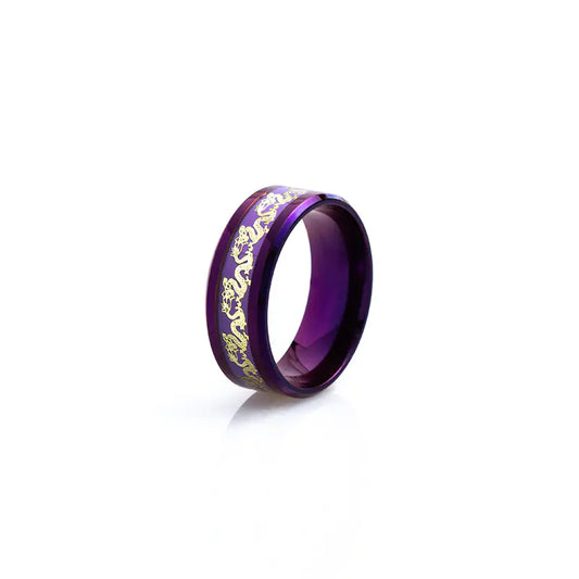 Elegant Purple Titanium Band