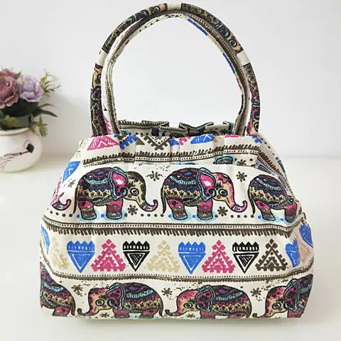 Middle-aged Women's Hand Bag and Accessories Set