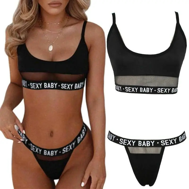 Chic Cutout Alpha Bikini Set