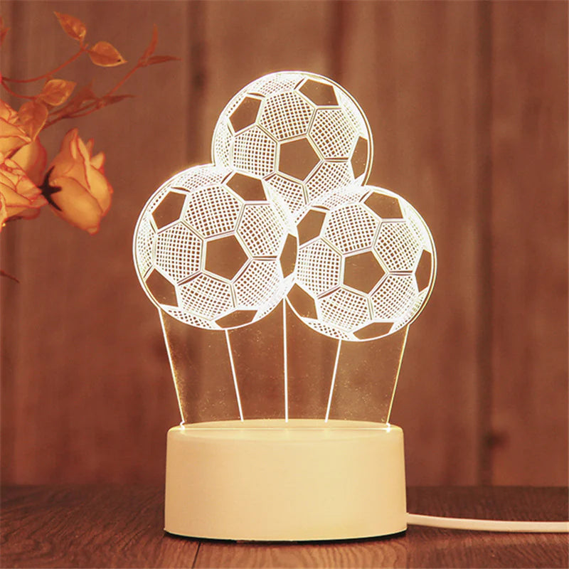 Romantic 3D Acrylic LED Lamp
