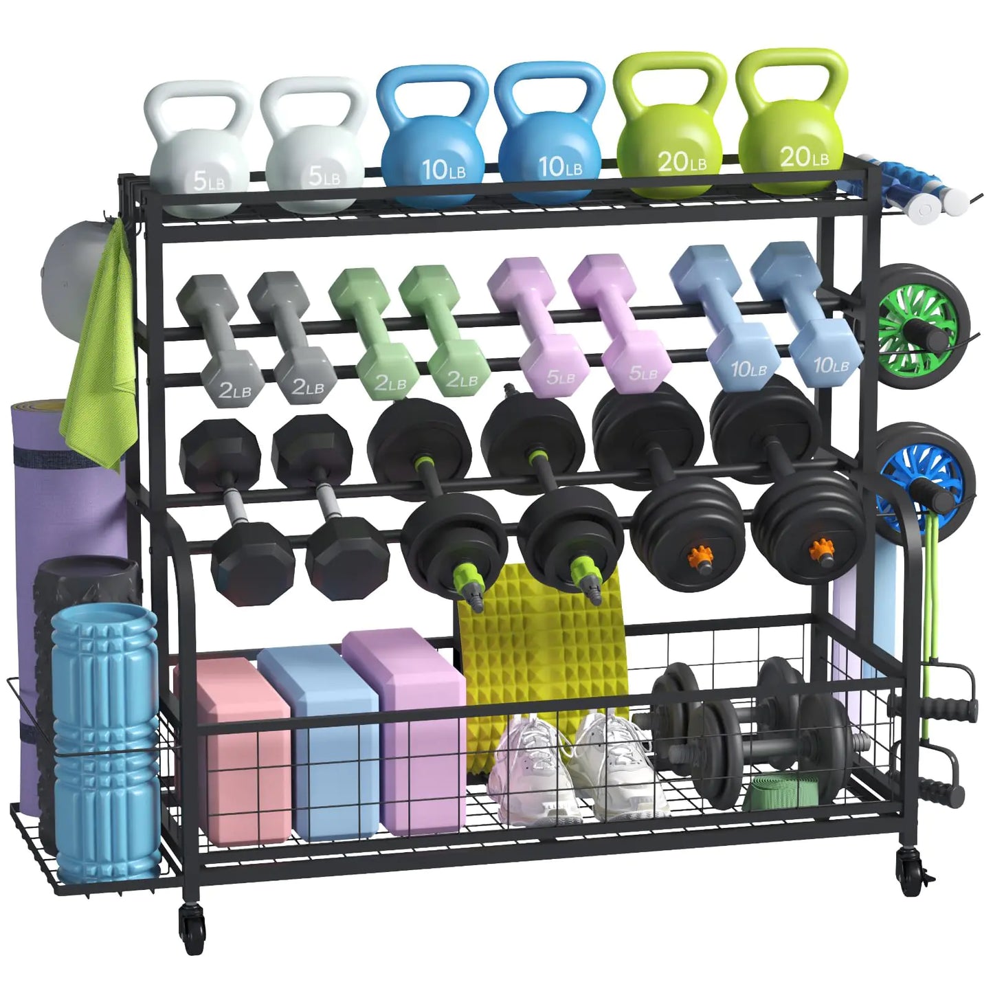Lifewit All-in-One Home Gym Storage Rack
