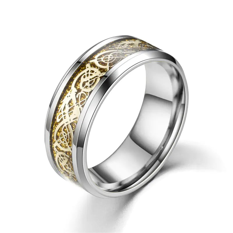 Chic Stainless Steel Womens Ring
