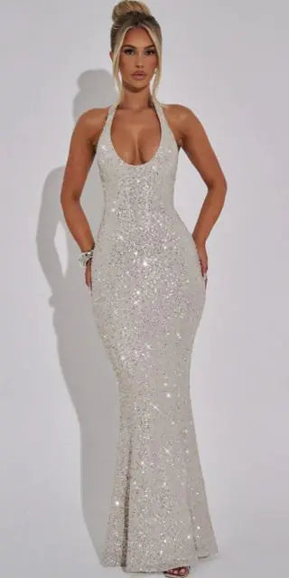 Halter Neckline Dress