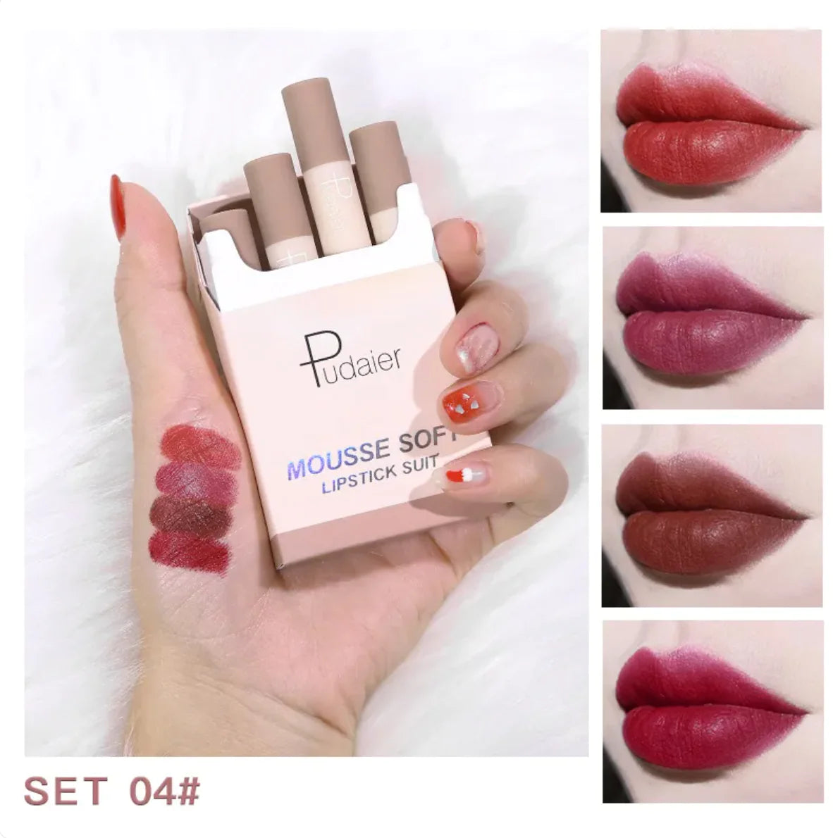 Travel-Ready Velvet Matte Lipstick Kit