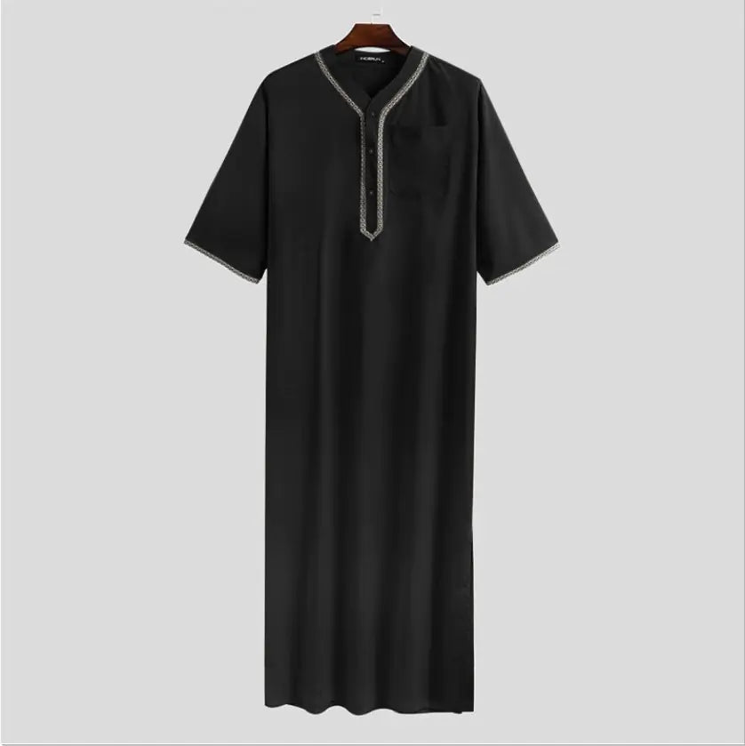2024 Elegant Men's Arabic Long Shirt