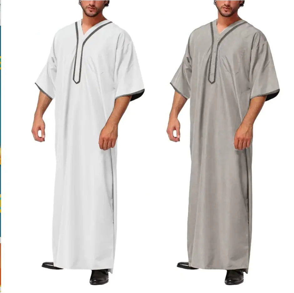 2024 Elegant Men's Arabic Long Shirt