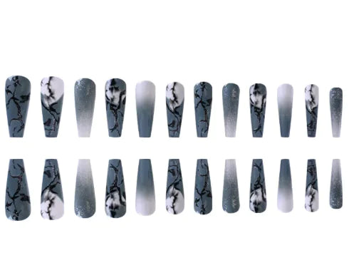 Starry Marble Nail Wraps