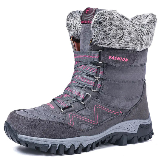 Fleece-Lined Women's Snow Boots