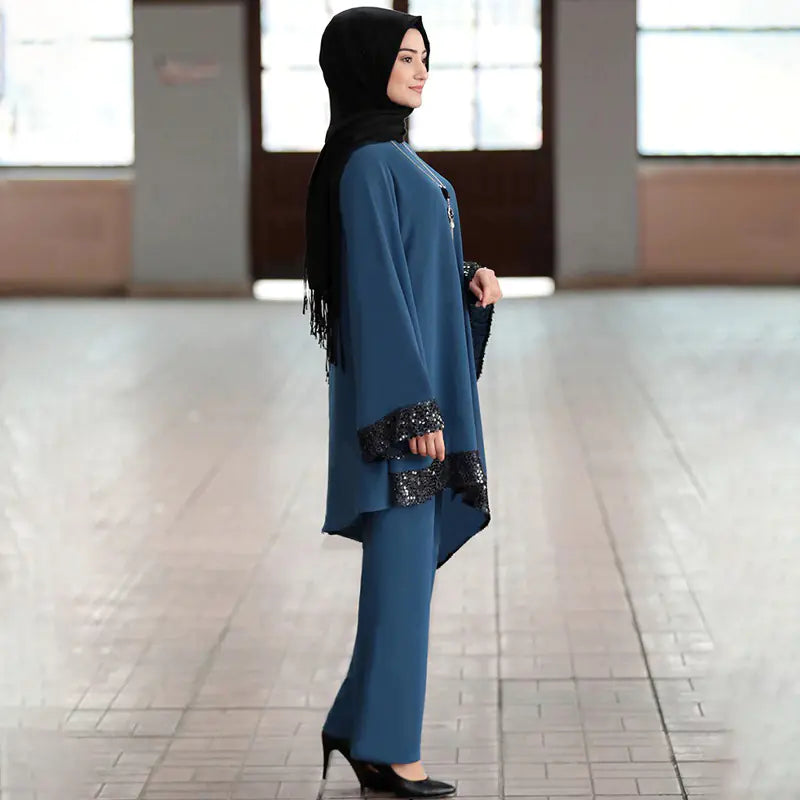 Elegant Arabian Plus Size Dress Set