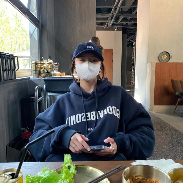 Chic Oversized Letter Hoodie