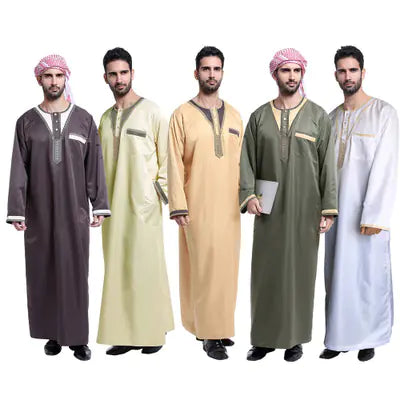 Elegant Arabian Men's Robe - Traditional Style