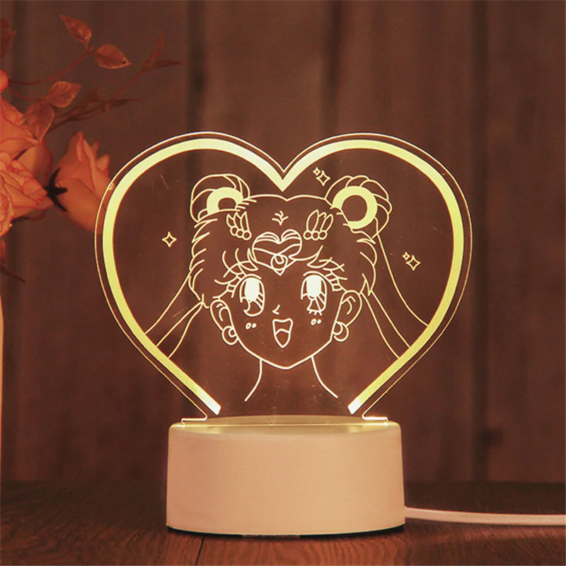 Romantic 3D Acrylic LED Lamp