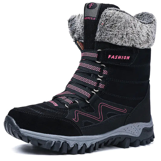Fleece-Lined Women's Snow Boots