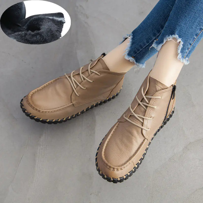 Chic Soft-Sole Retro Ankle Boots