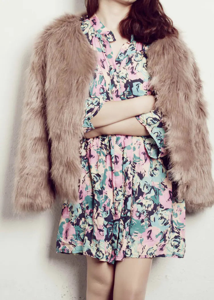 Luxury Faux Fur Coat