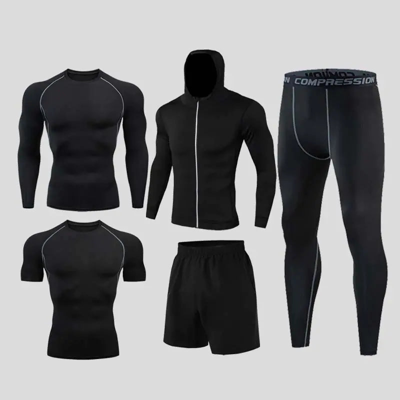 Men's Athletic Gear Set for Gym & Running