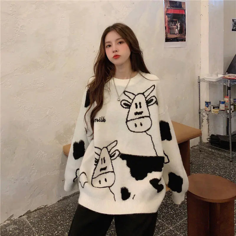 Chic Korean Loose-Fit Sweater