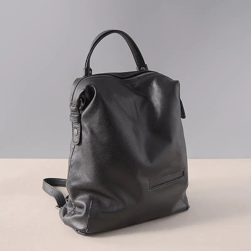 Chic Women's Leather Backpack