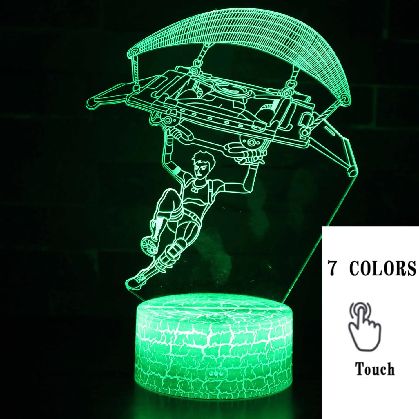 Colorful 3D LED Touch Lamp
